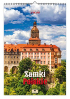 Kalendarz A3 VD.22 Zamki Polskie Pan Kalendarzyk